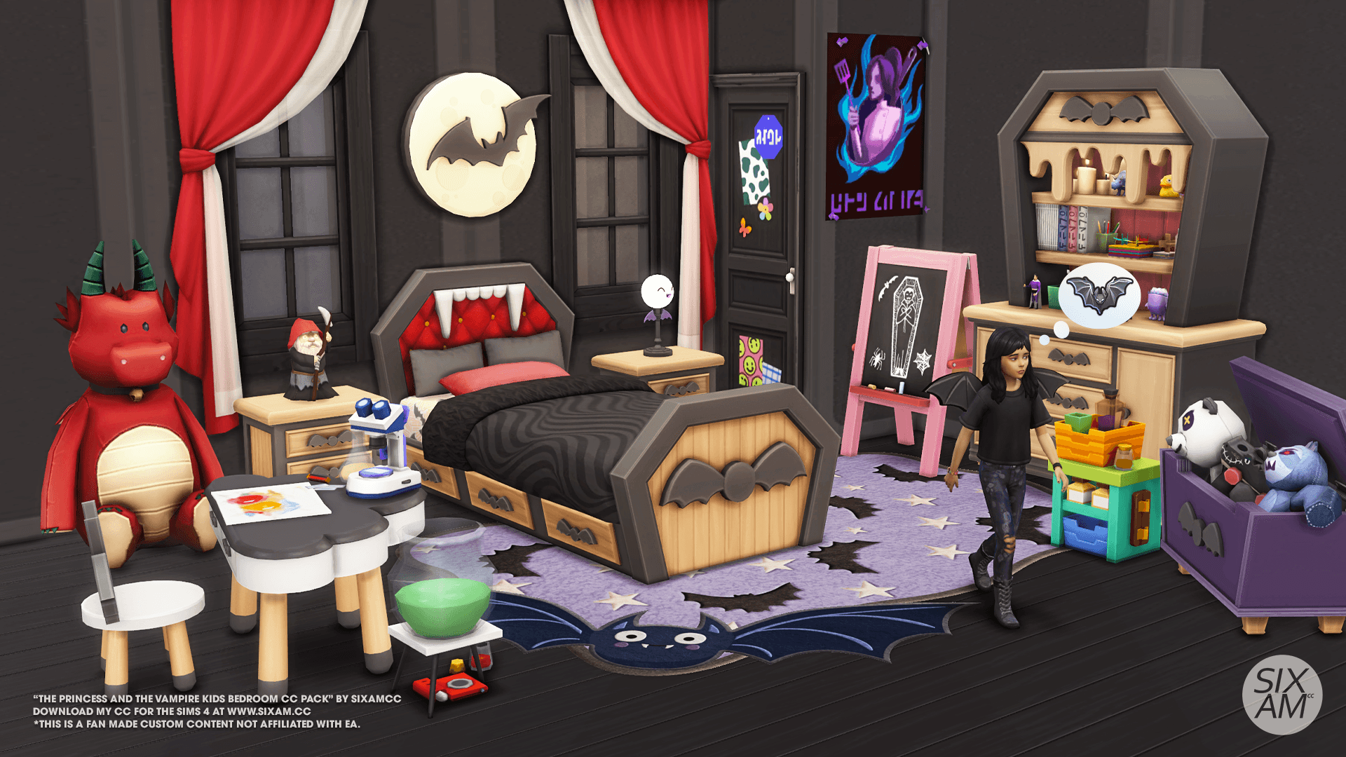 Галерея мода Мебель для детской The Princess and the Vampire #3